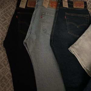 New clothes tags on men